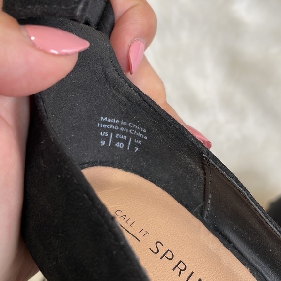 Call IT SPRING Black Lace Up Heels - Picture 5 of 7